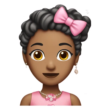 Hello kitty pink dress sticker