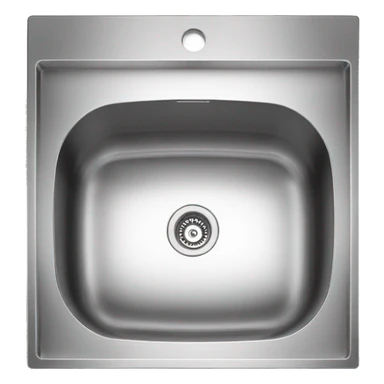 Handmade stainless Kitchen sink sticker