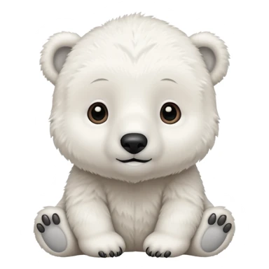 a baby polar bear



















 sticker