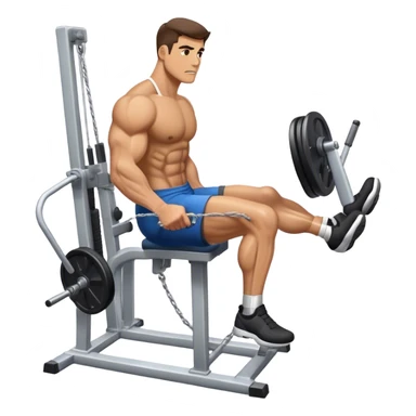 man how to do cable-machine-leg-abduction sticker