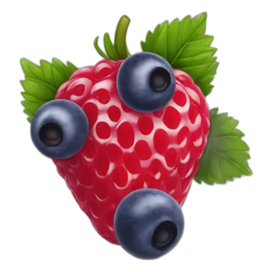 fraise framboise myrtille sticker