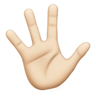 front of hand, one finger pointing  sticker