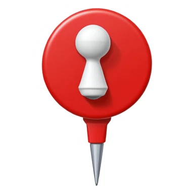 round pushpin Navigation & Location sticker