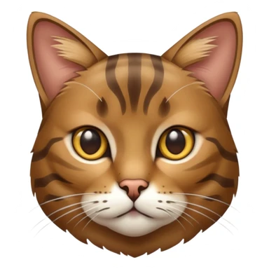 Gato café atigrado  sticker