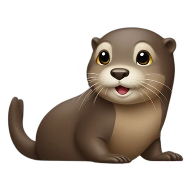 otter computer-savvy sticker
