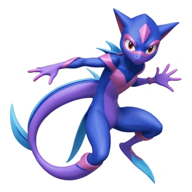 Inteleon-Greninja-fusion (full body) sticker