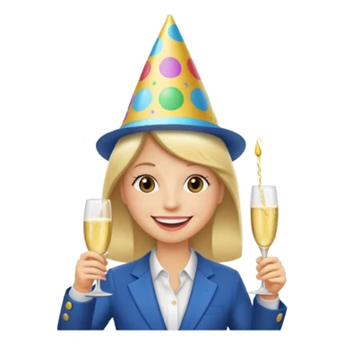 Celebrating  sticker