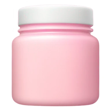 aesthetic pink jar of face cream  sticker
