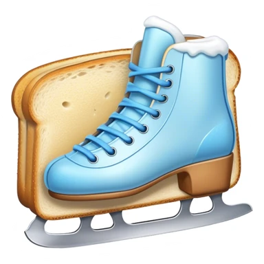 A Skating Toast Bread sticker