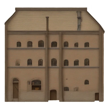 factory XVII century sticker