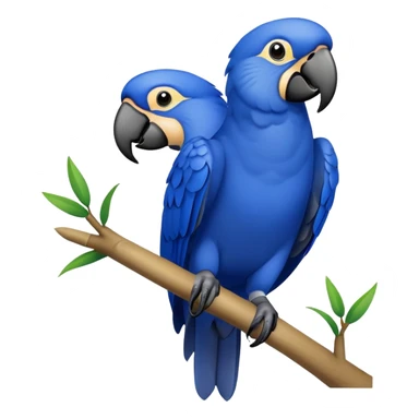 Hyacinth macaw sticker