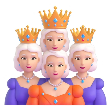 Queen band members in Bohemian Rhapsody diamond formation faces in darkness sticker