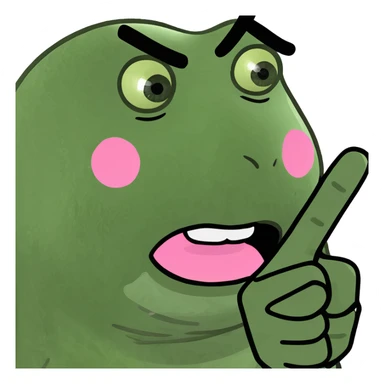 Pink middle finger sticker