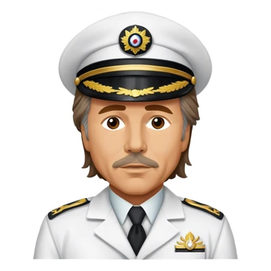 Don Johnson Captain Robert Massey Doctor Odyssey  sticker