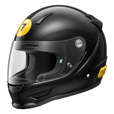 formule 1 helmet black sticker