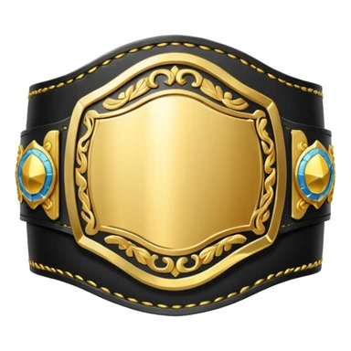 championship belt sticker