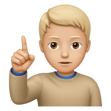 POINTING FINGER DIRECTLY TO CAMERA sticker