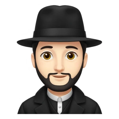 orthodox jew smirking sticker