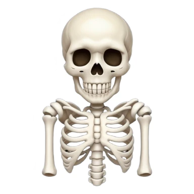 Skeleton emoji sticker