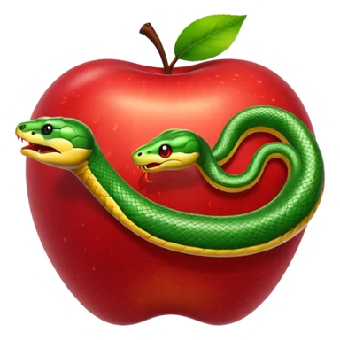 Snake apple  sticker