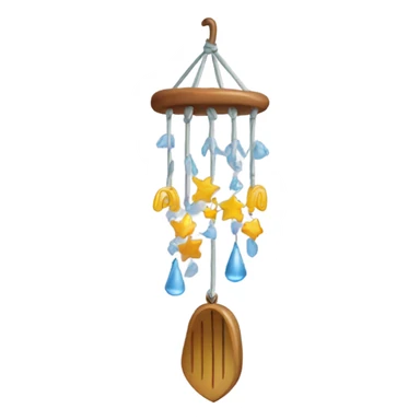 Wind chime sticker