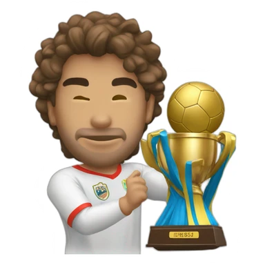 MEESI CON LA COPA AMERICA sticker