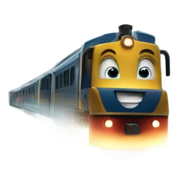 train going through a tunnel sticker