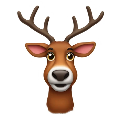 Rudolf the red nose reindeer  sticker