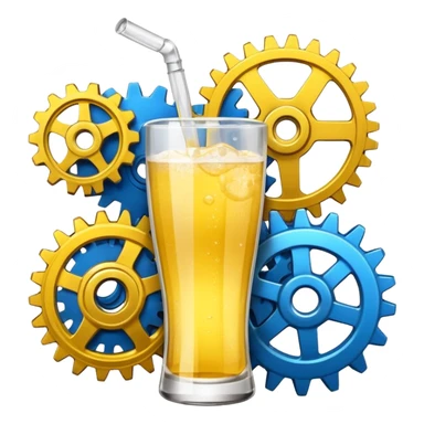Soda juice electricity Gear sticker