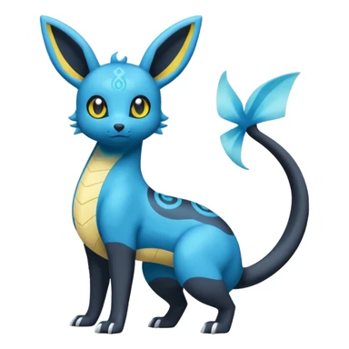 Amaura-Dragonair-Umbreon-Pokémon (full body) sticker