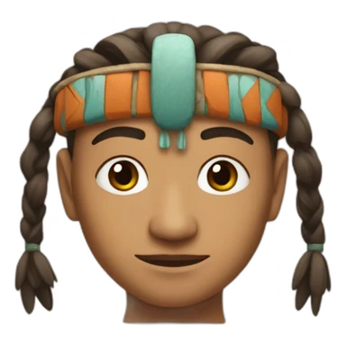 Chamán indígena sticker