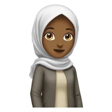 Girl in hijab sticker