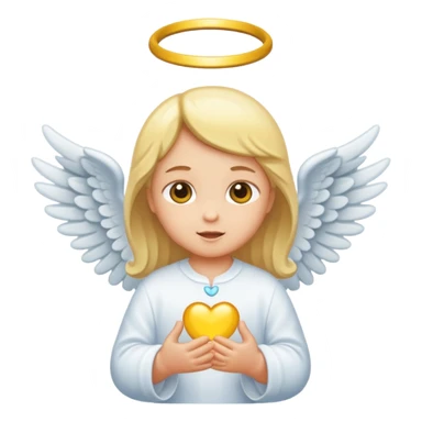 Angel baby sticker