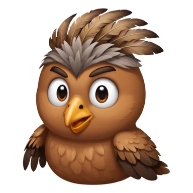 Oiseau qui fais caca sur les gens sticker