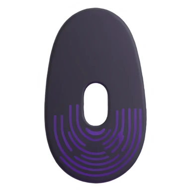 Fingerprint scanning for password security sticker