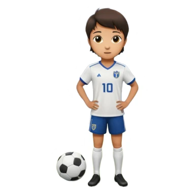 19–20 year old soccer player on field, focused look, stadium lights, cinematic, realistic ⚽ sticker