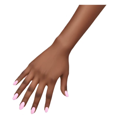 Pastel pink manicure sticker
