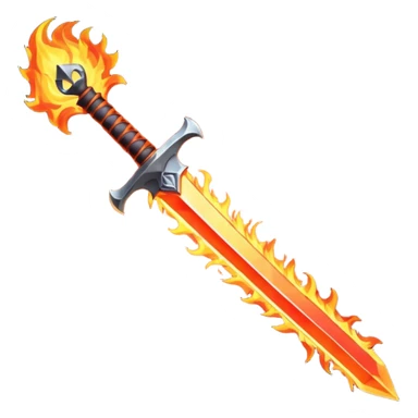 sword of flames sticker