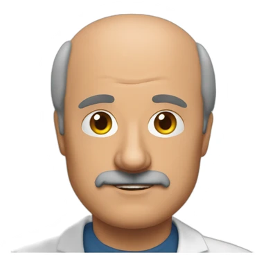 dr phil cosplay sticker