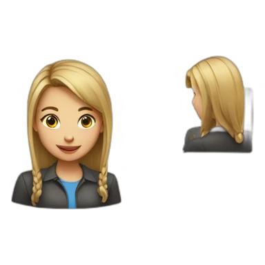 girl getting id card sticker