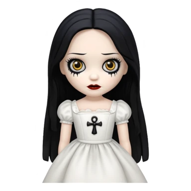 Annabelle doll from The Conjuring movie sticker