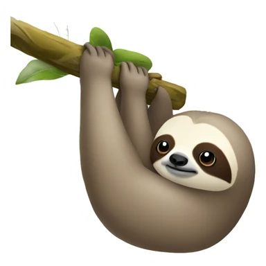 Sloth in love sticker