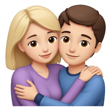 intimate moment between lovers sticker