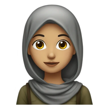 Palestinian girl sticker