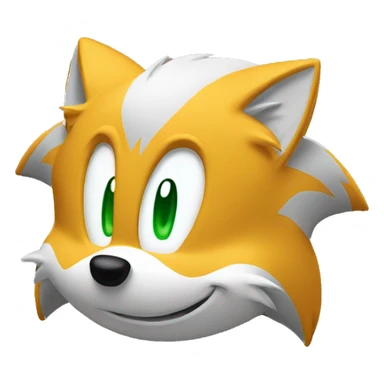 tails head, sonic sticker