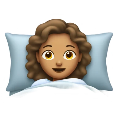 mom laying in bed sticker