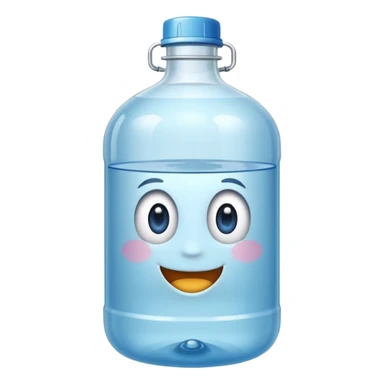 botella de 20 litros de agua purificada sticker