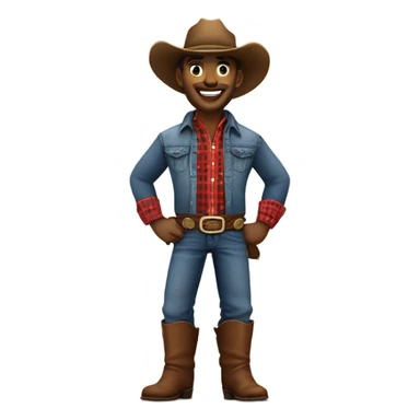 Gay cowboy sticker