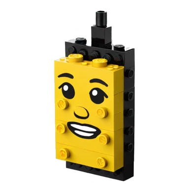 a lego phone sticker