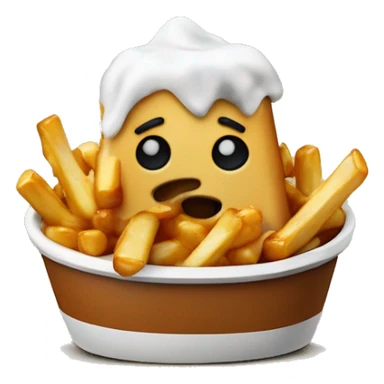 Poutine qui mange une poutine  sticker